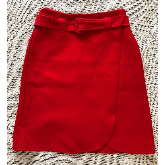Halogen Dresses & Skirts - 💕SALE💕Halogen a-line midi belted skirt sz 12P